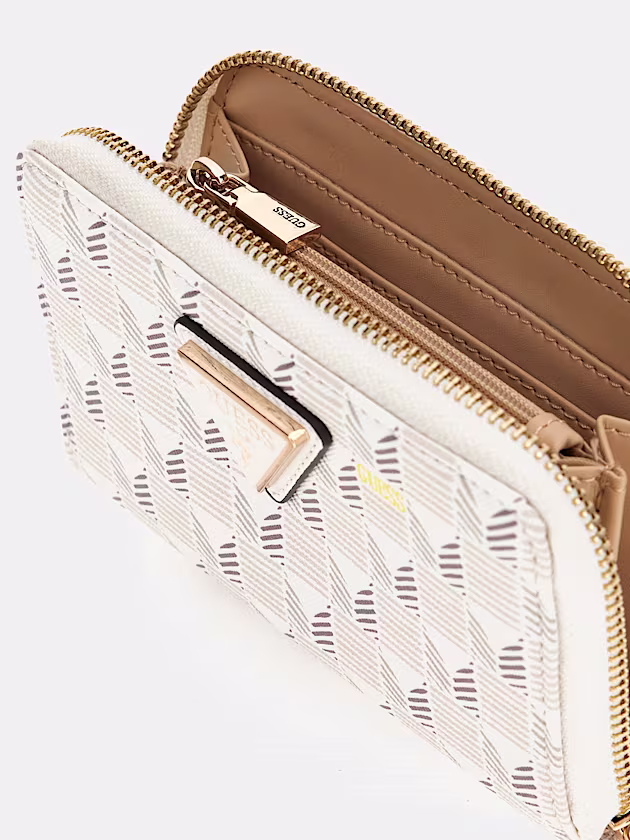 G Wave geometric-print mini wallet - GUESS