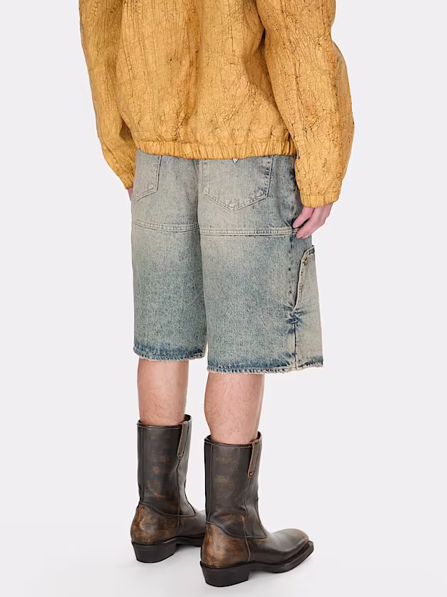 Regular utility denim short - GUESS