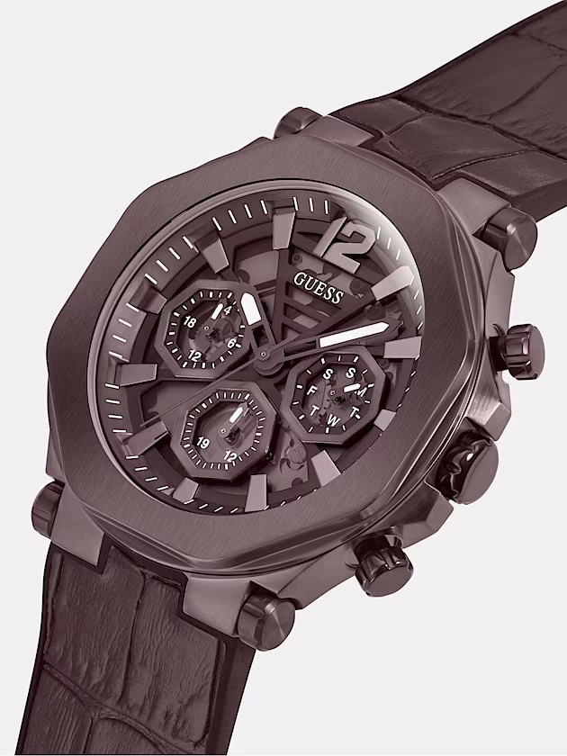 Multi-function steel watch - GUESS