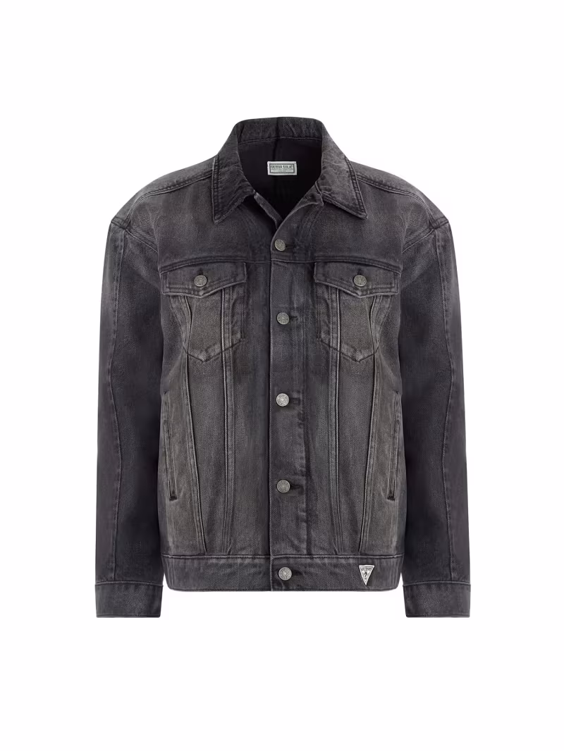 Relaxed fit denim jacket - GUESS