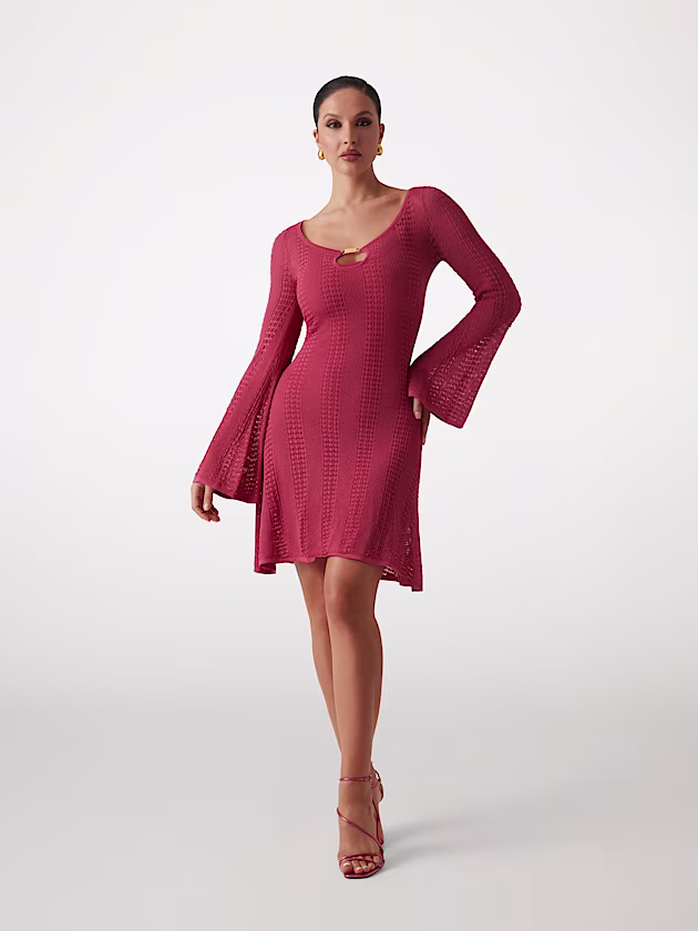 Marciano fit-and-flare mini dress - GUESS