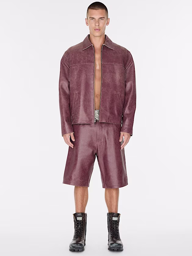 Genuine leather jacket - GUESS