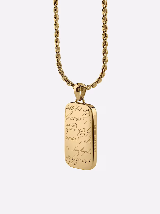 Inscription necklace - GUESS