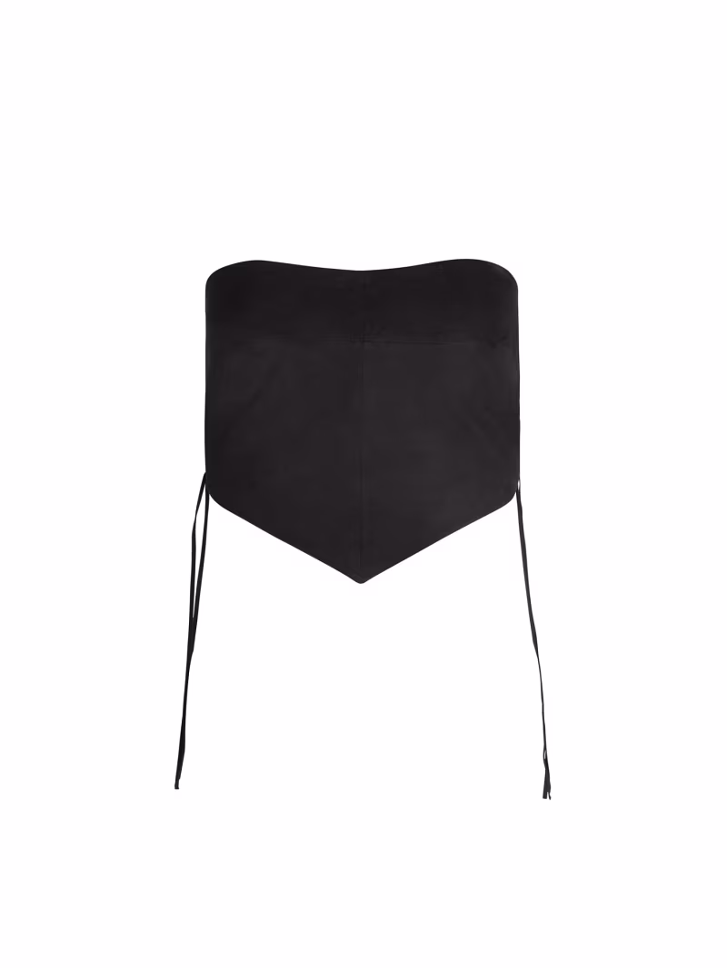 Suede bandeau top - GUESS