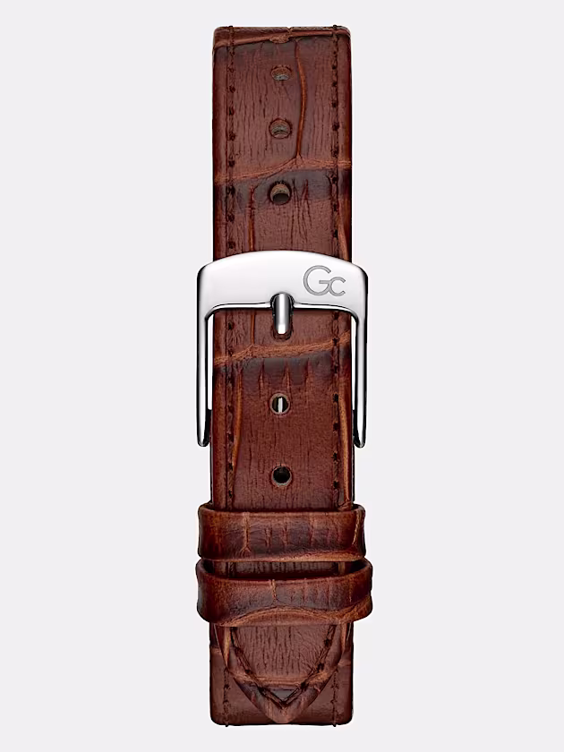 GC leather analogue watch - GUESS
