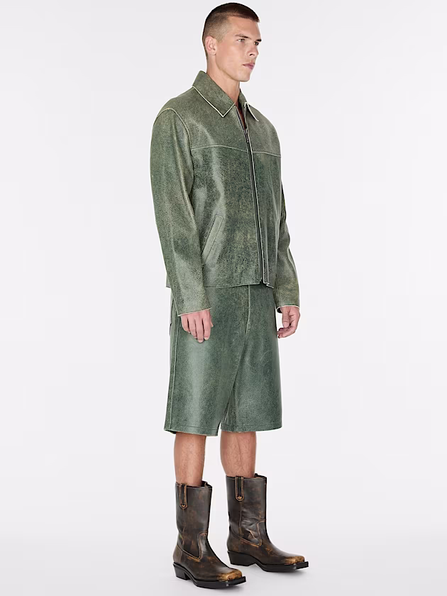 Genuine leather jacket - GUESS