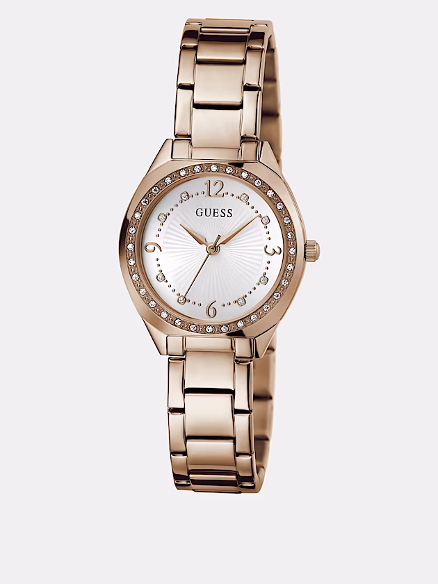 Crystal analogue watch - GUESS