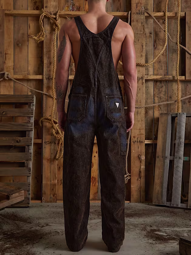 Relaxed denim jumpsuit - GUESS