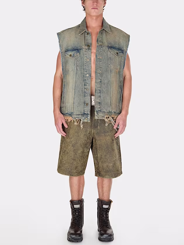 Denim trucker vest - GUESS