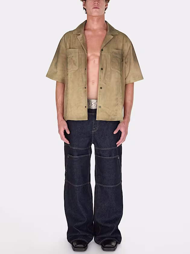 Suede leather shirt - GUESS