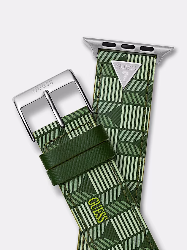 Apple Watch strap in genuine leather - GUESS