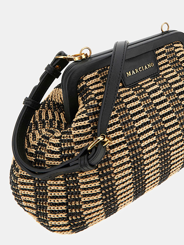 Marciano raffia clutch bag - GUESS