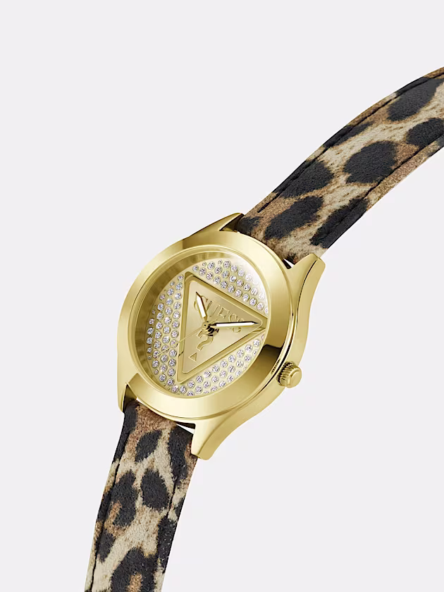 Crystal appliqué analogue watch - GUESS