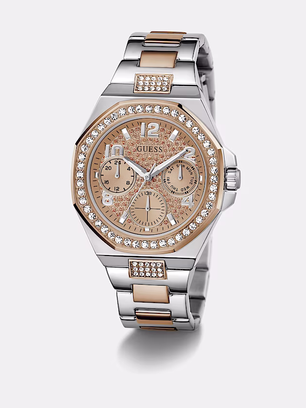 Multi-function crystal watch - GUESS