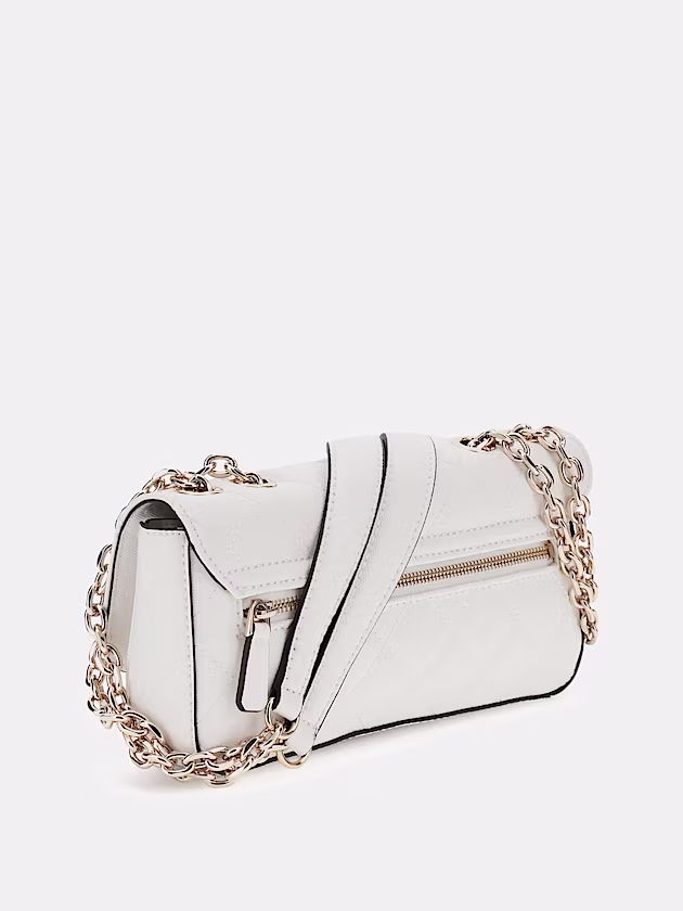 Bessey 4G logo patent mini crossbody - GUESS