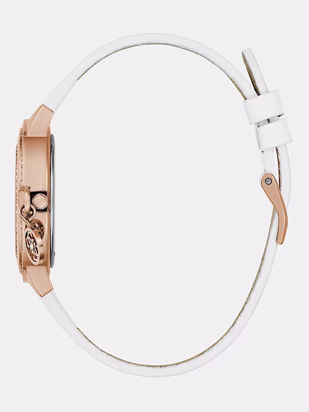 Analogue watch with pendant detail - GUESS