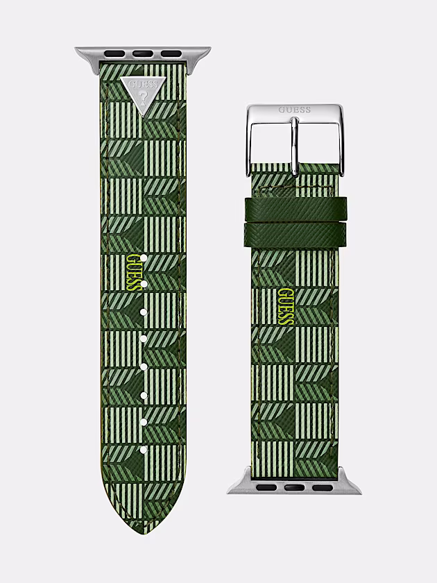 Apple Watch strap in genuine leather - GUESS