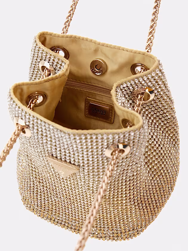 Zalina Rhinestone Mini Handbag - GUESS