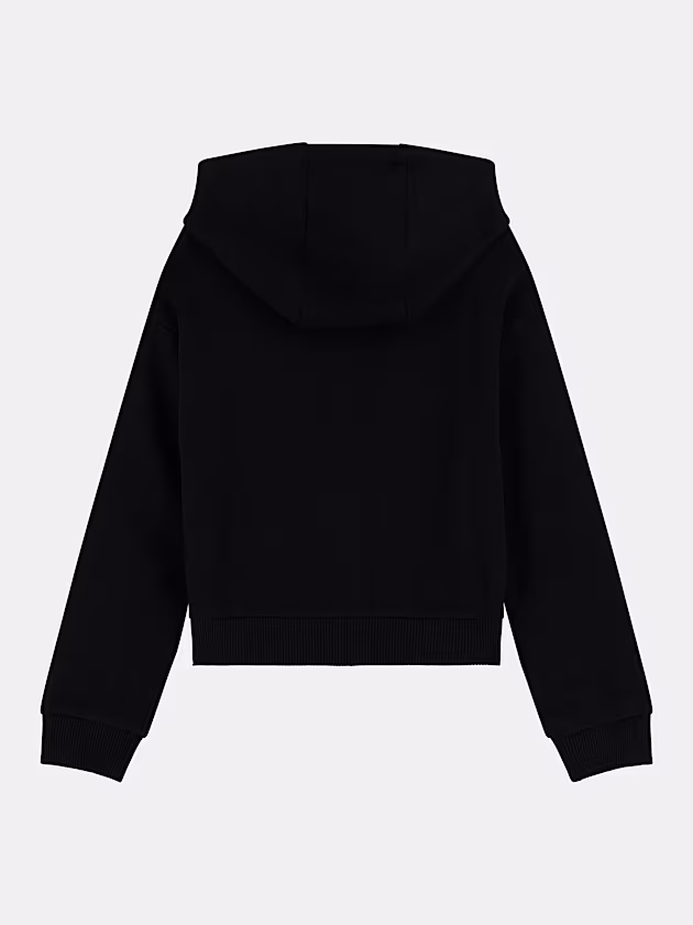 Rhinestones cropped sweatshirt - GUESS