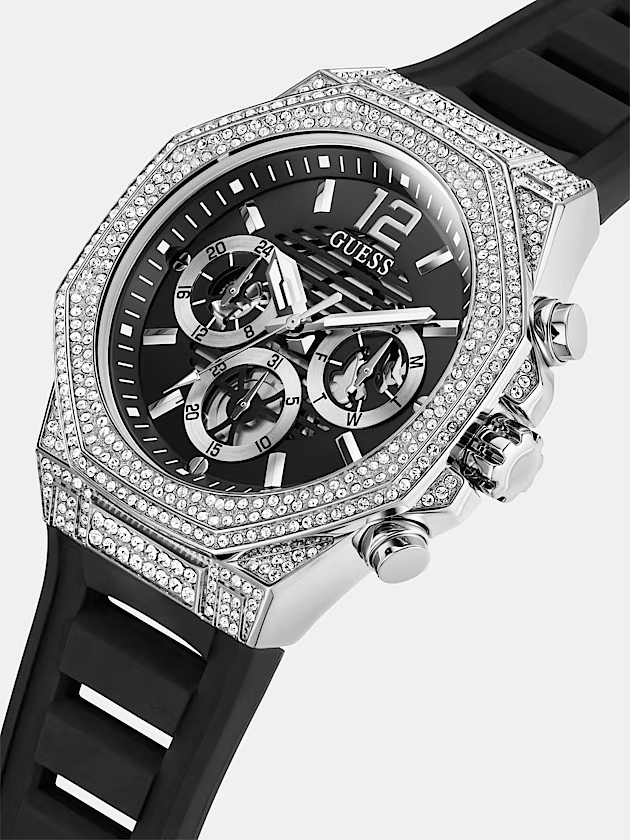 Multi-function silicone watch - GUESS