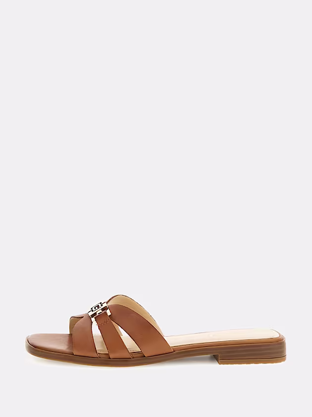 Realla genuine leather sandal - GUESS