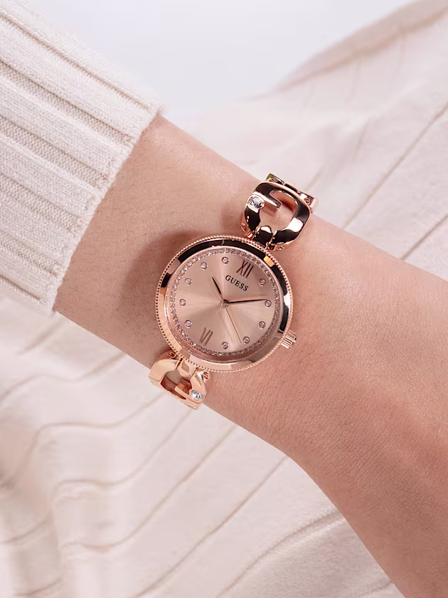 Crystal analogue watch - GUESS