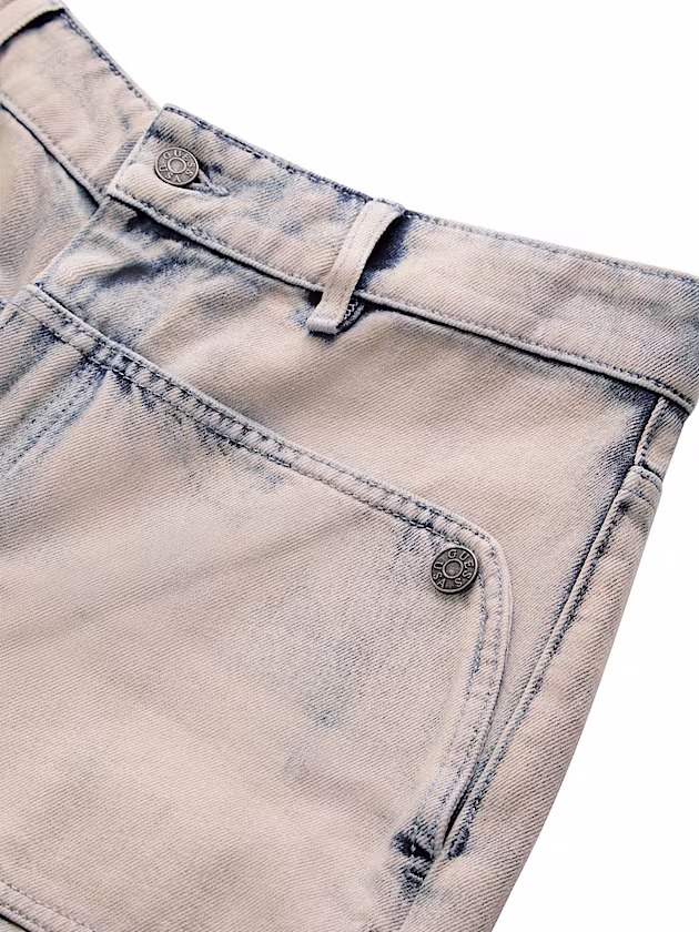 Mid rise relaxed denim shorts - GUESS