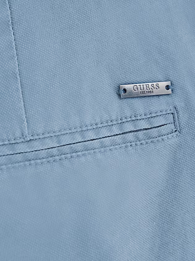 Linen blend slim pant - GUESS