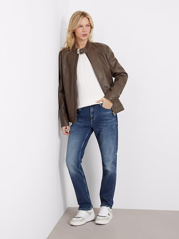 Faux leather biker - GUESS