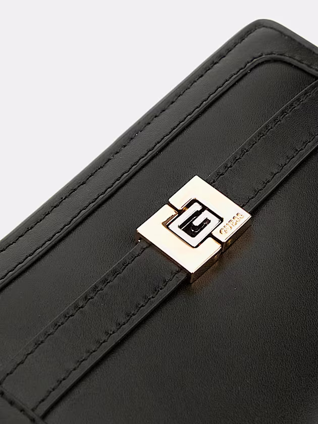 G Elite Genuine Leather Mini Wallet - GUESS