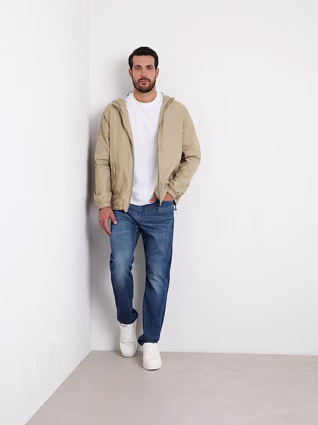 Small triangle logo patch jacket - GUESS