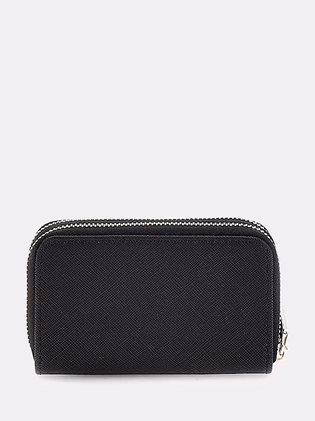 Saffiano Triangle Logo Mini Wallet - GUESS