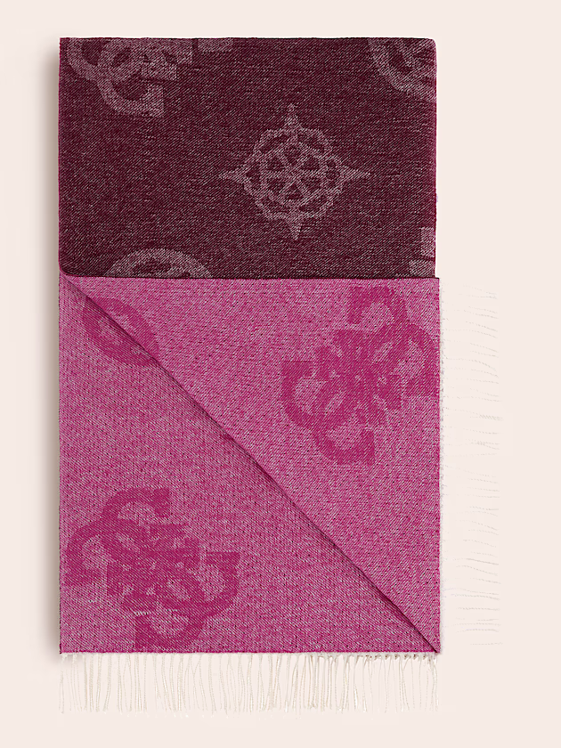4G and Peony logo blanket - GUESS