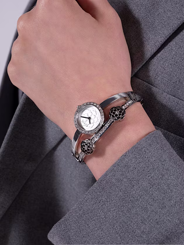 Analogue watch with floral detail - GUESS