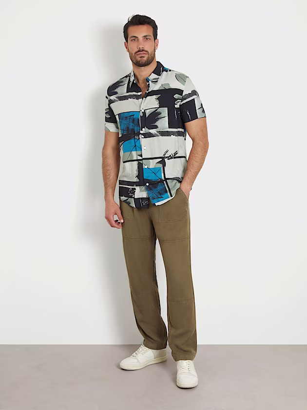 Mid rise relaxed pant - GUESS