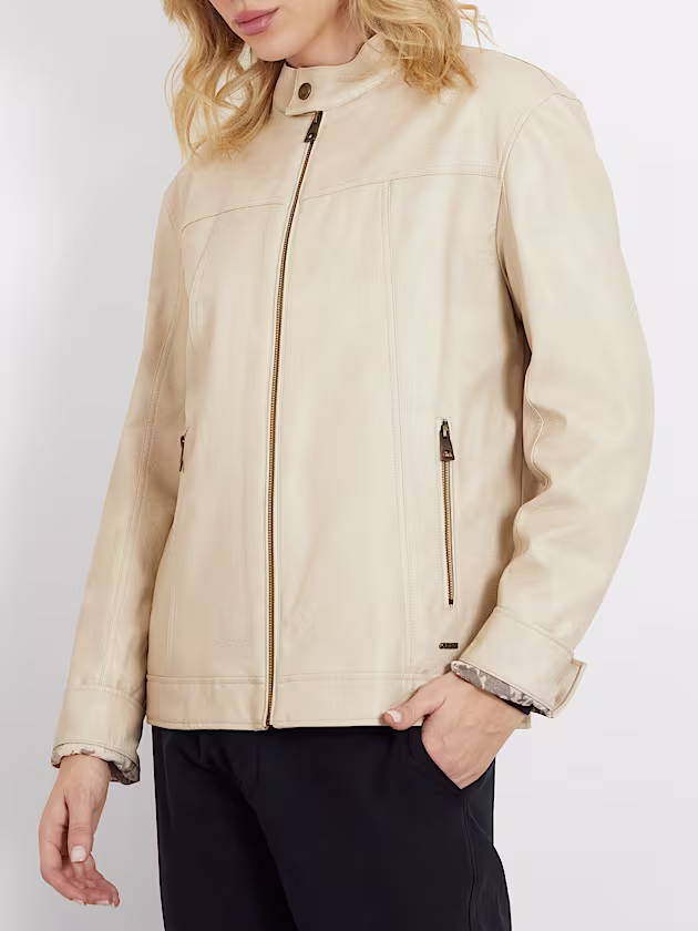 Faux leather biker - GUESS