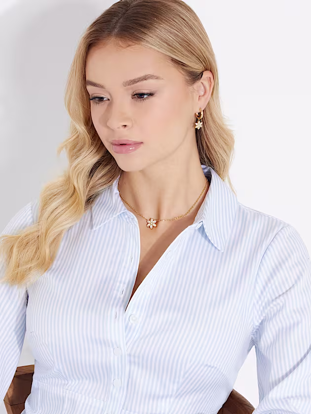 White Lotus necklace - GUESS