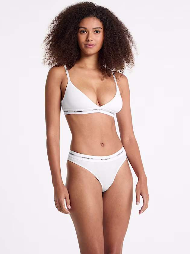 GUESS Jeans Triangle Bralette - GUESS