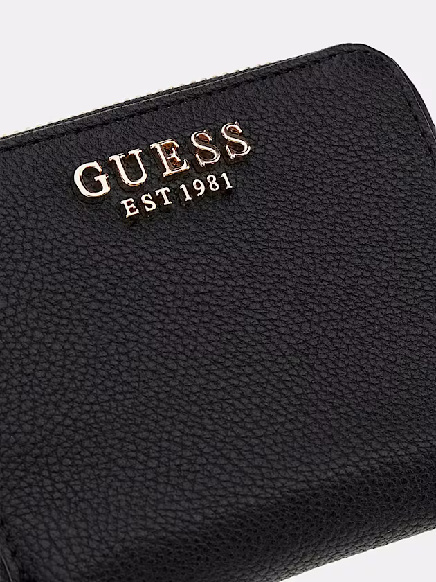 Laurel triangle logo mini wallet - GUESS