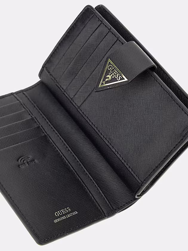 Miriam Genuine Leather Mini Wallet - GUESS