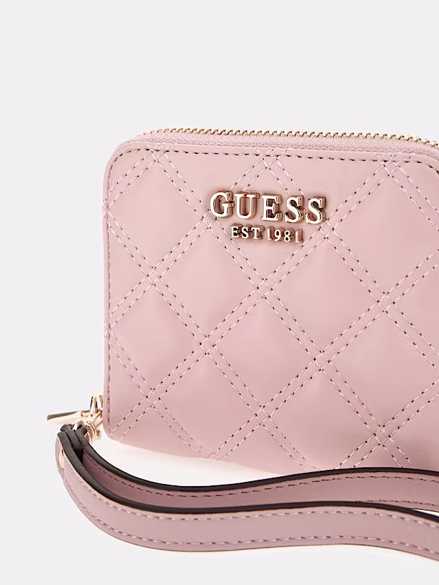 Giully Quilted Mini Wallet - GUESS