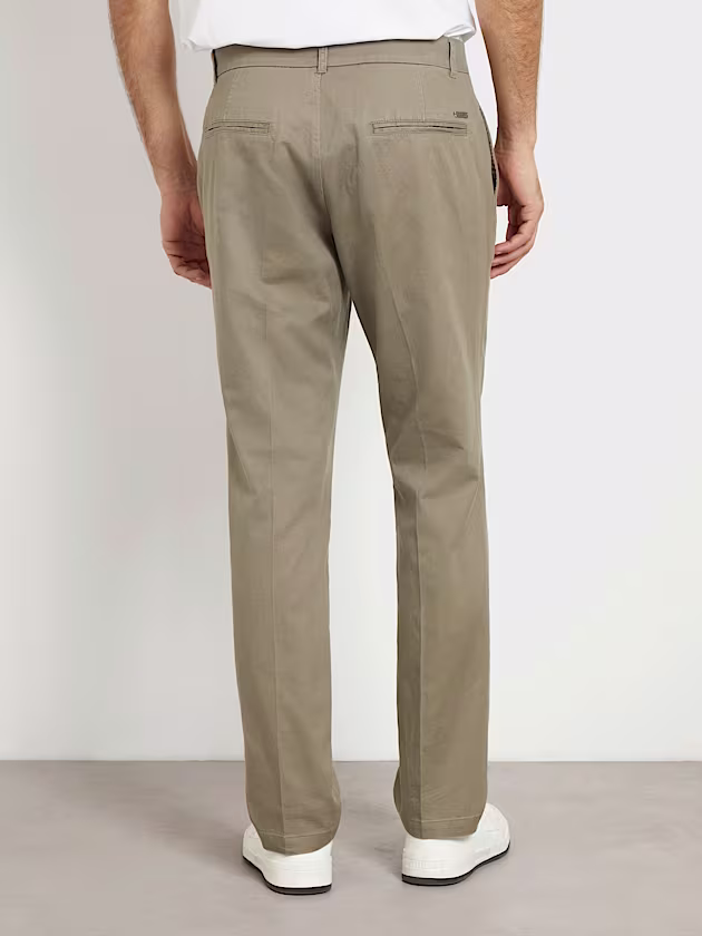 Linen blend slim pant - GUESS