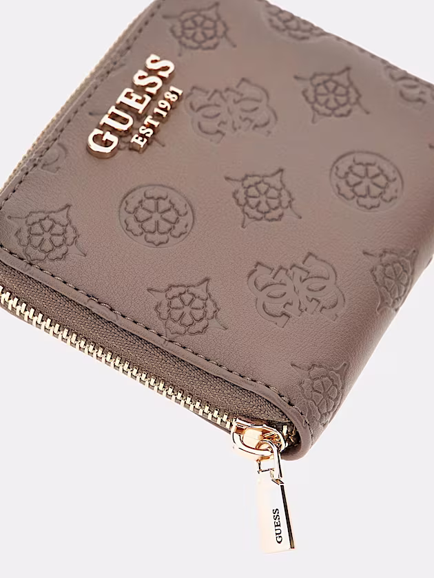 Gerty 4G peony logo mini wallet - GUESS