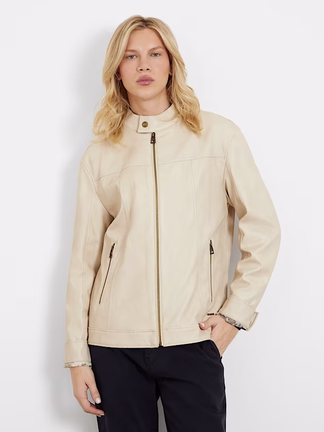 Faux leather biker - GUESS