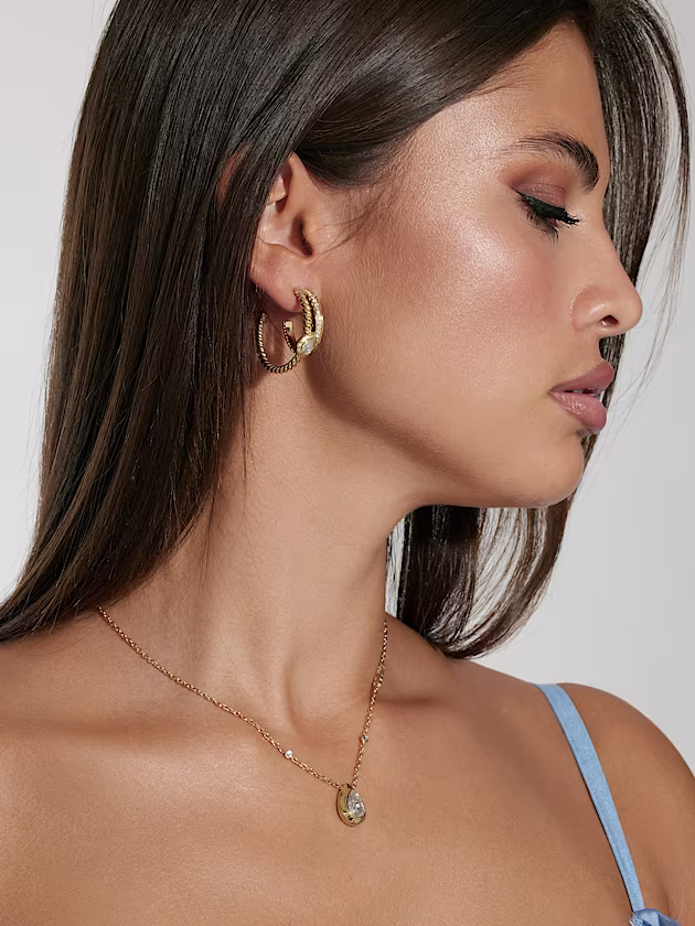 4G light earrings - GUESS