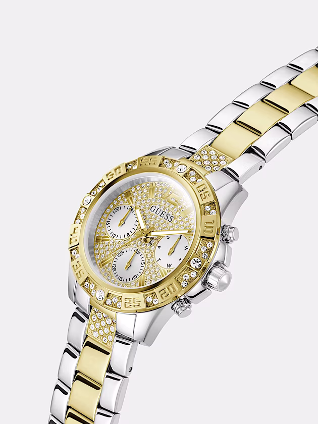 Multi-function crystal watch - GUESS