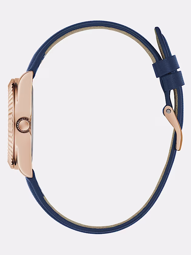 Genuine Leather analogue watch - GUESS