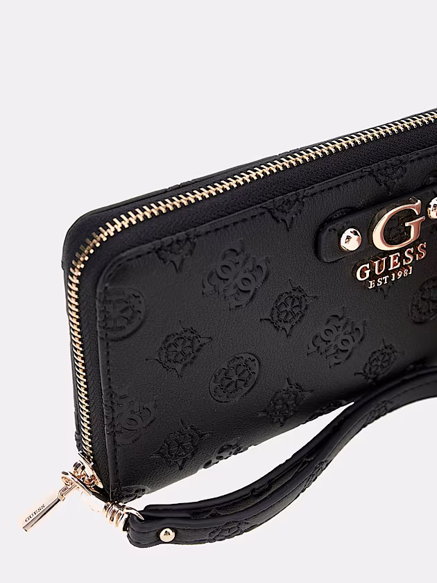 Gerty 4G peony logo wallet - GUESS