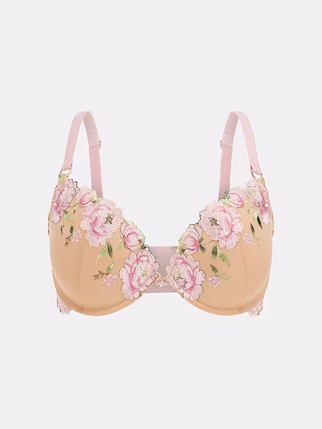 Loredana mesh push-up bra - GUESS