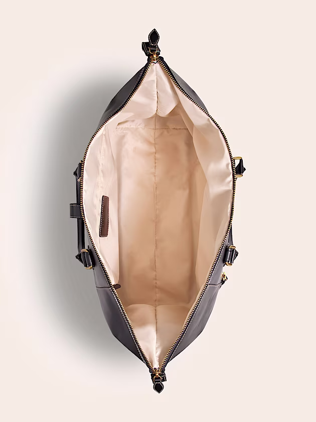 Lario real leather large weekender bag - GUESS